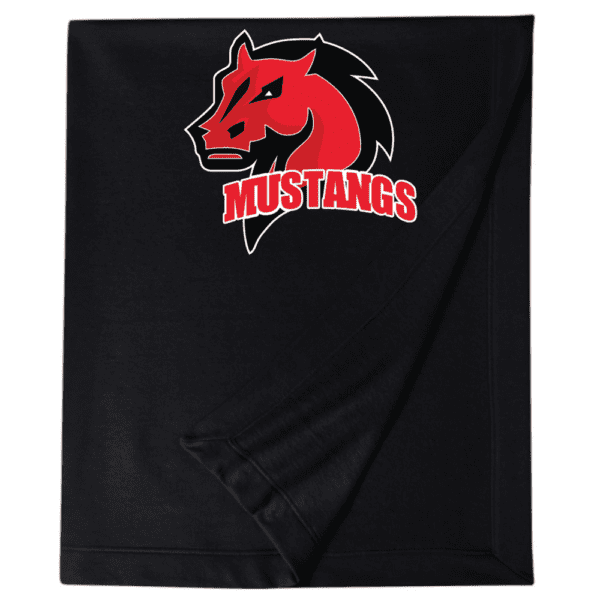 G189 Gildan Heavy Blend Fleece Stadium Blanket - Black